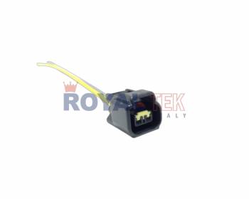 FICHA DE CONEXION ROYALTEK 2 VIAS (DOS) SENSOR DE FASE RANGER/BOBINA DE IGNICION FORD ECOSPORT-FOCUS 2.0 DURATEC - VENTA EN PAQUETES DE 5 UNIDADES ---